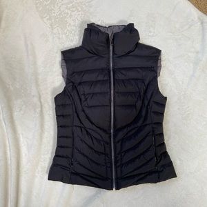 Black puffy vest